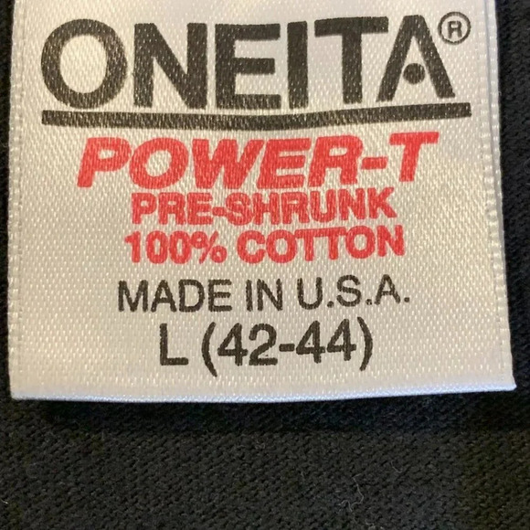 Computer Gear Oneita Men's Vintage Single Stitch Delete! Poof! T Shirt Size L - Picture 7 of 10
